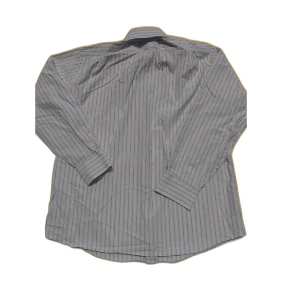 Tommy Bahama Men Shirt Size 16 1/2 Blue Gold Stripe Long Sleeve Vintage - Picture 2 of 5